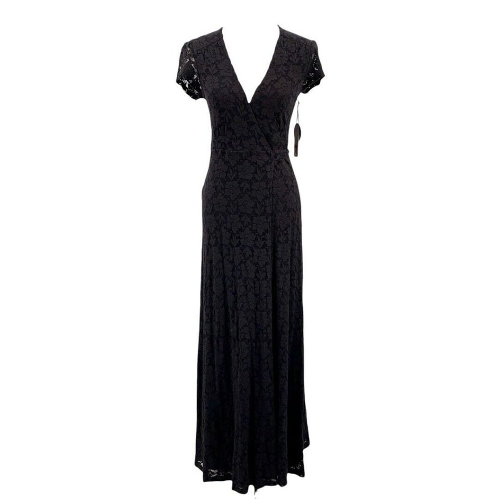 Amuse Society Great Lengths Black Lace Maxi Dress - Picture 3 of 8